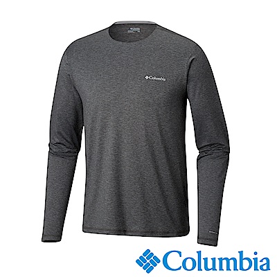 Columbia哥倫比亞 男款-Omni-SHADE 防曬50快排長袖上衣-深灰