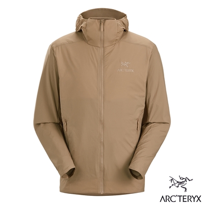 arcteryx 始祖鳥 男 atom sl 化纖外套 帆布棕