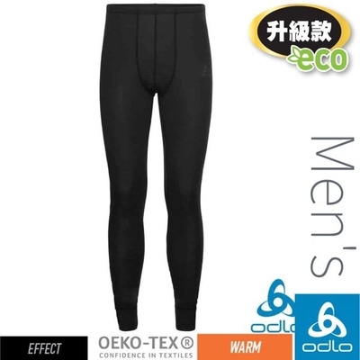 【ODLO】男 ECO 升級型_EFFECT 銀離子保暖型長褲.衛生褲.內搭褲_159122-15000 黑