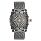 ZINVO 突破傳統渦輪機械皮革腕錶-灰(BETHS)/44mm product thumbnail 1