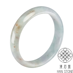 【漢石齋】天然翡翠A貨 手鐲玉鐲 三彩種(手圍17.6/版寬13.5mm)