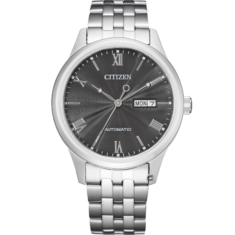 CITIZEN 星辰 羅馬紳士機械腕錶(NH7501-85H)