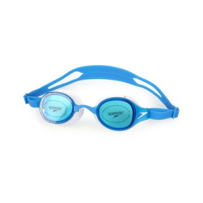 SPEEDO 成人運動泳鏡-訓練 游泳 海邊 蛙鏡 SD812669D665 藍白