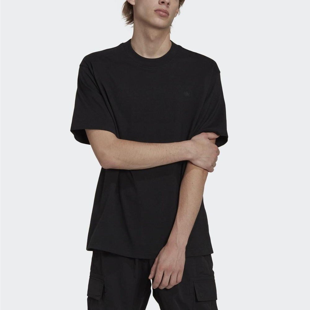 Adidas C Tee HK2890 男 短袖 上衣 T恤 運動 休閒 重磅 寬鬆 有機棉 質感 愛迪達 黑