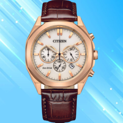 CITIZEN星辰 官方授權 Chronograph 光動能紳士計時手錶 CA4593-15A