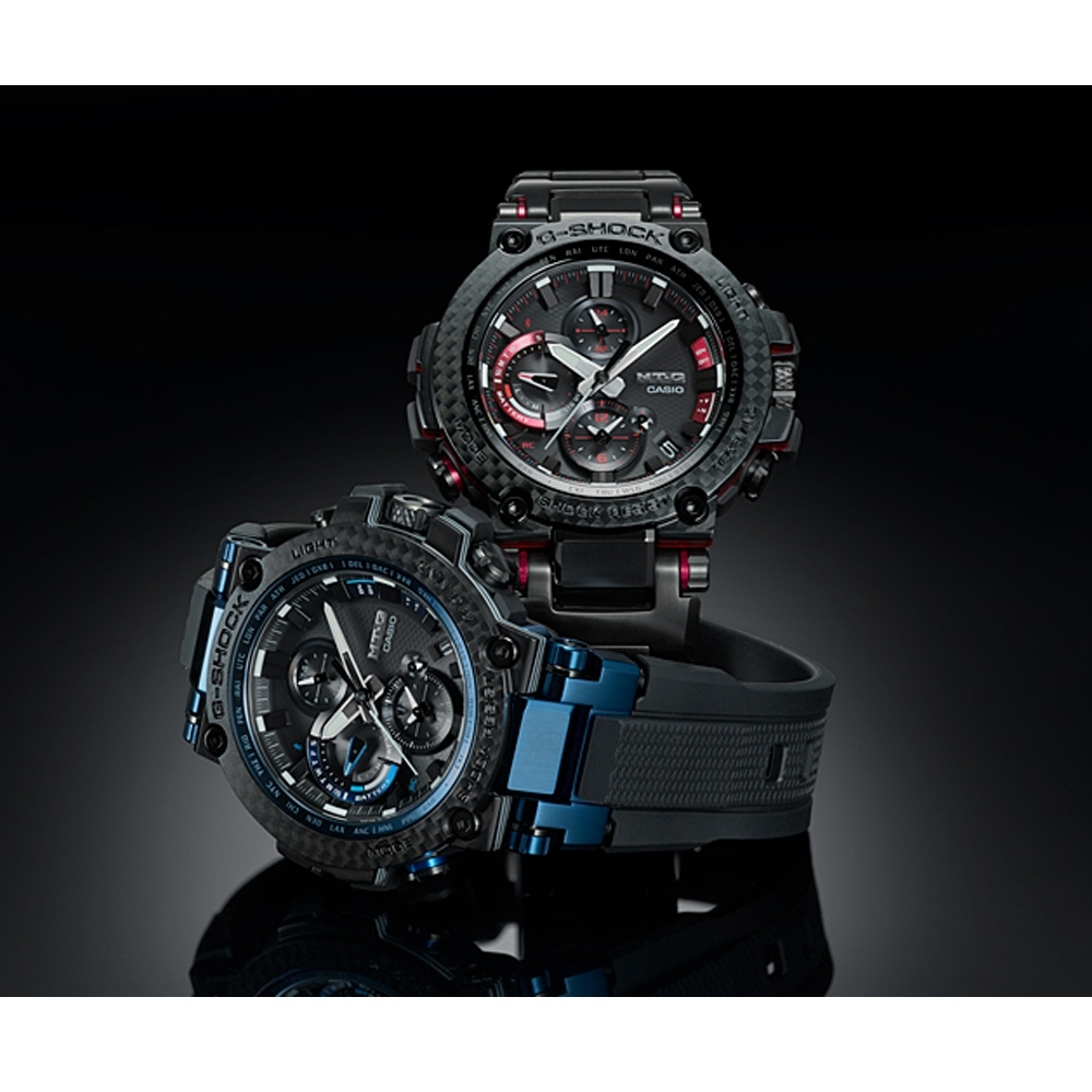 CASIO G-SHOCK MT-G系列碳纖維藍牙電波錶(MTG-B1000XB-1A) | G-SHOCK