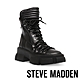 STEVE MADDEN-TRAILBLAZER 厚底綁帶中筒靴-黑色 product thumbnail 1