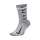 Nike 襪子 Multiplier Crew Socks 灰 黑 男女款 長襪 穿搭 中筒襪 CK5672-050 product thumbnail 1