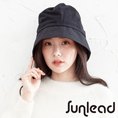 Sunlead 小顏美型。蓄熱保暖可折邊抗靜電防寒軟帽 (黑色)