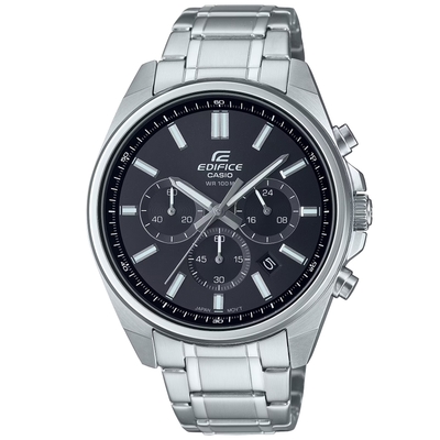 CASIO 卡西歐 EDIFICE 經典計時腕錶 母親節 禮物 43.5mm / EFV-650D-1AV