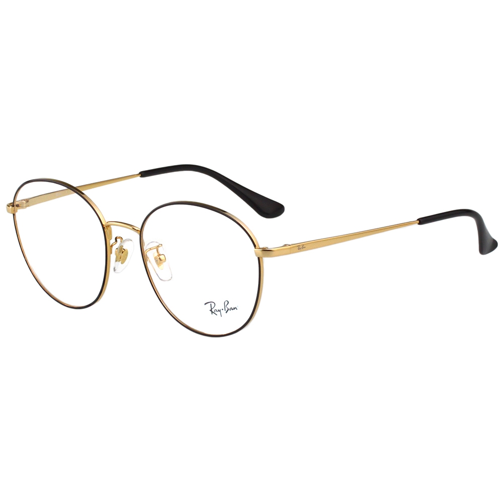 RAY BAN 光學眼鏡(金配黑色)RB6475D