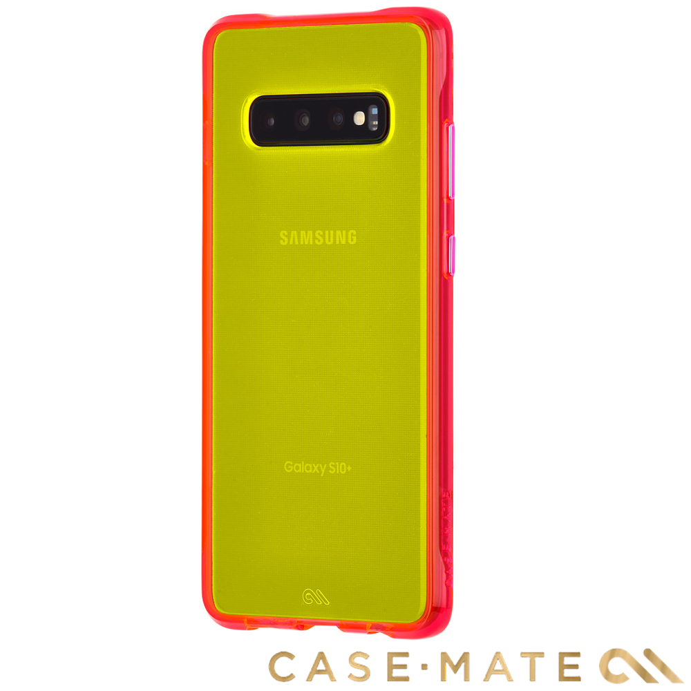 美國 Case-Mate Samsung Galaxy S10 - 霓虹綠/粉紅