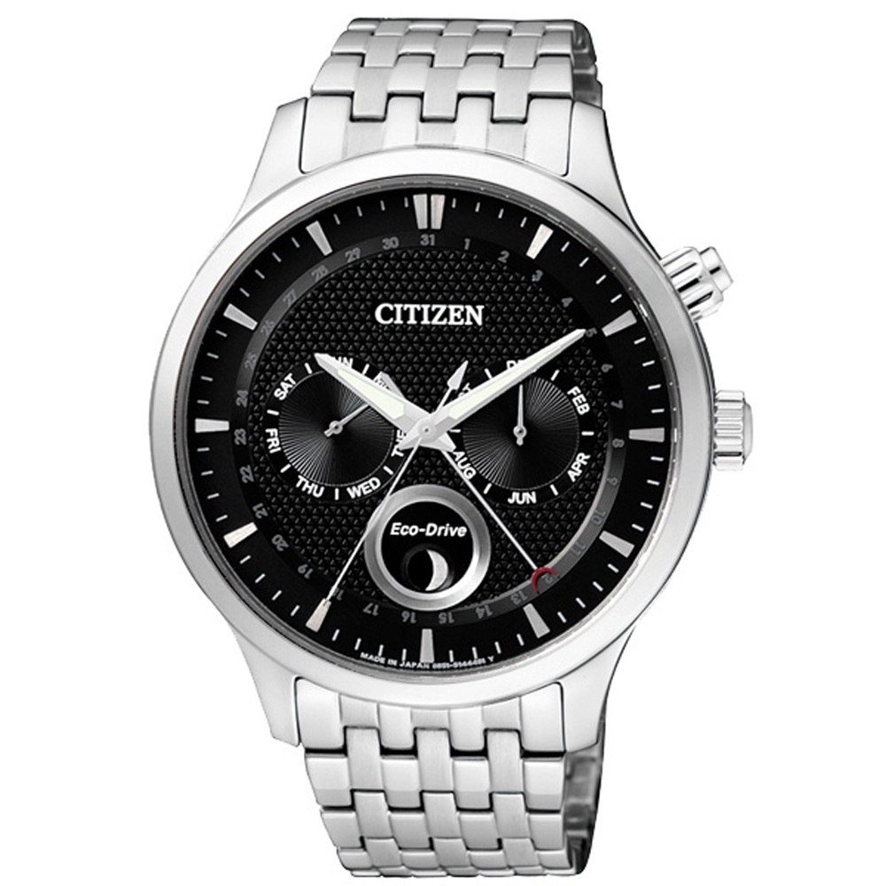 CITIZEN Eco-Drive 月夜星空光動能時尚男錶-AP1050-56E-42mm