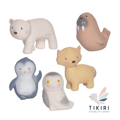 TIKIRI 搖鈴固齒玩具_北極動物系列