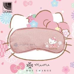 Lourdes限量版Hello Kitty充電式溫熱眼罩(粉紅色)