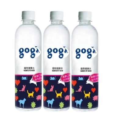 Gogi寵物健康水(包裝飲用水)健康口氣由內而外 600ml-12罐組
