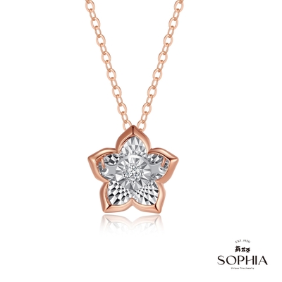 SOPHIA 蘇菲亞珠寶 - 米婭 18K玫瑰金 鑽石套鍊