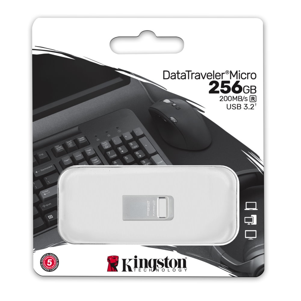金士頓 Kingston DataTraveler Micro 3.2 256G USB3.2 隨身碟 DTMC3G2/256GB product image 1