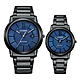 CITIZEN 概念躍動光動能日期對錶-黑X藍-AW1217-83L_FE6017-85L-42mm/33.3mm product thumbnail 1