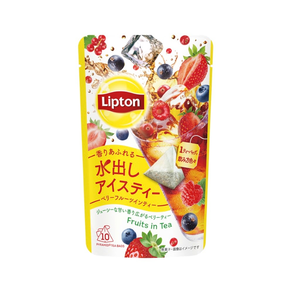 立頓日本進口冷泡茶-莓果風味紅茶 10入