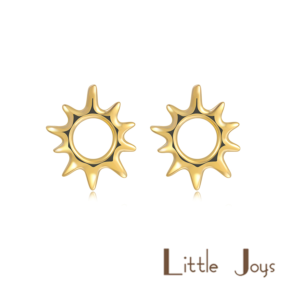 Little Joys 原創設計品牌 Sun Pure 小太陽耳釘 925銀鍍金