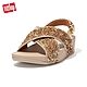 FitFlop LULU SHIMMERFOIL BACK-STRAP SANDALS 經典可調整式後帶涼鞋-女(金色) product thumbnail 1