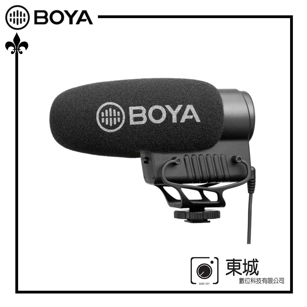 BOYA 博雅 BY-BM3051S 專業級立體聲/單聲道槍型麥克風 (東城代理公司貨)