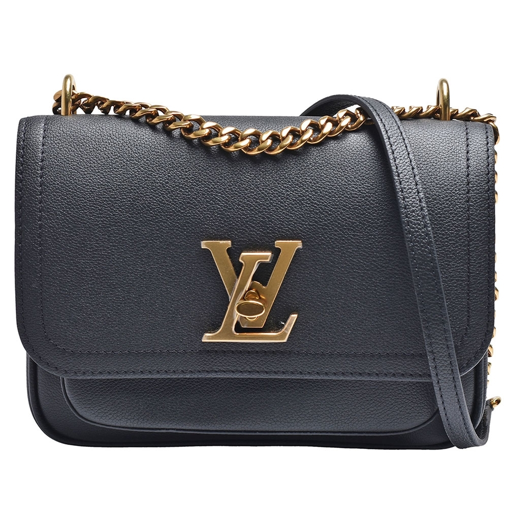 Louis Vuitton, Bags, Louis Vuitton Mylockme Chain Pochette Greige Nwt My Lock  Me