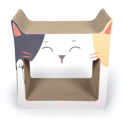 ROCK CATS招財貓抓板 (K003) 貓抓板(購買第二件都贈送寵鮮食零食*1包)