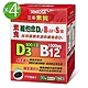 三多素寶 素食維他命D3+B12+S.(硫)膜衣錠4盒組(30錠/盒)純素食者福音 product thumbnail 1