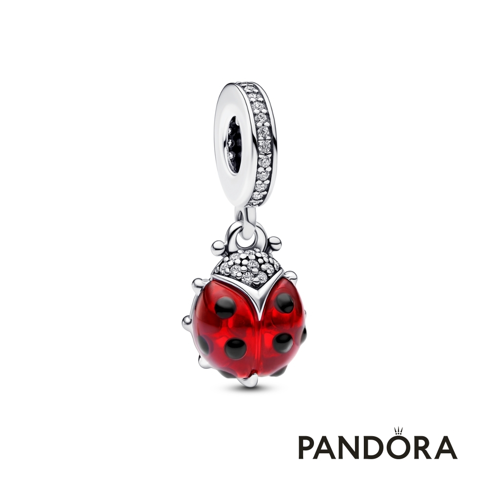 【Pandora官方直營】幸運紅色瓢蟲吊飾