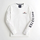 Hollister HCO 長袖 T恤 白色  1422 product thumbnail 1