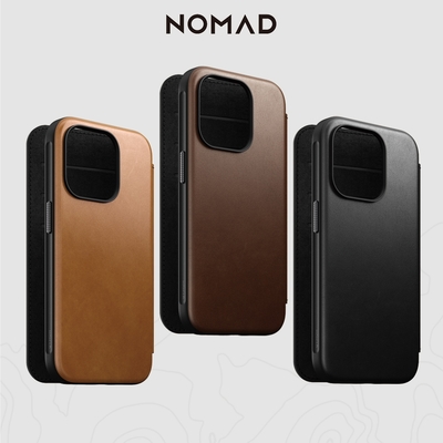 美國NOMAD 嚴選Classic皮革保護套-iPhone 15 Pro (6.1 )