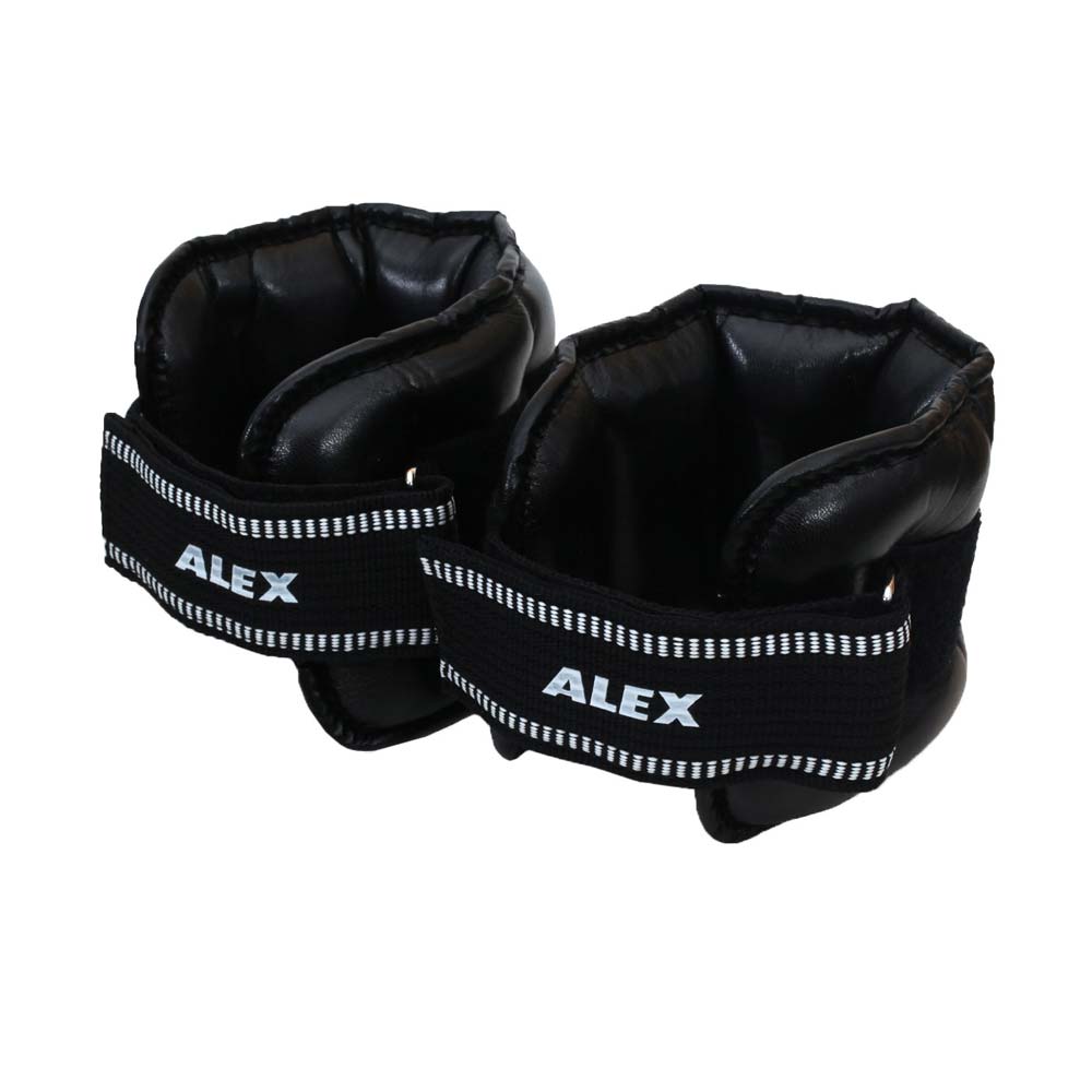 ALEX 5KG PU型多功能加重器-台灣製 健身 重訓 肌力訓練 手腳加重 C-2805 黑