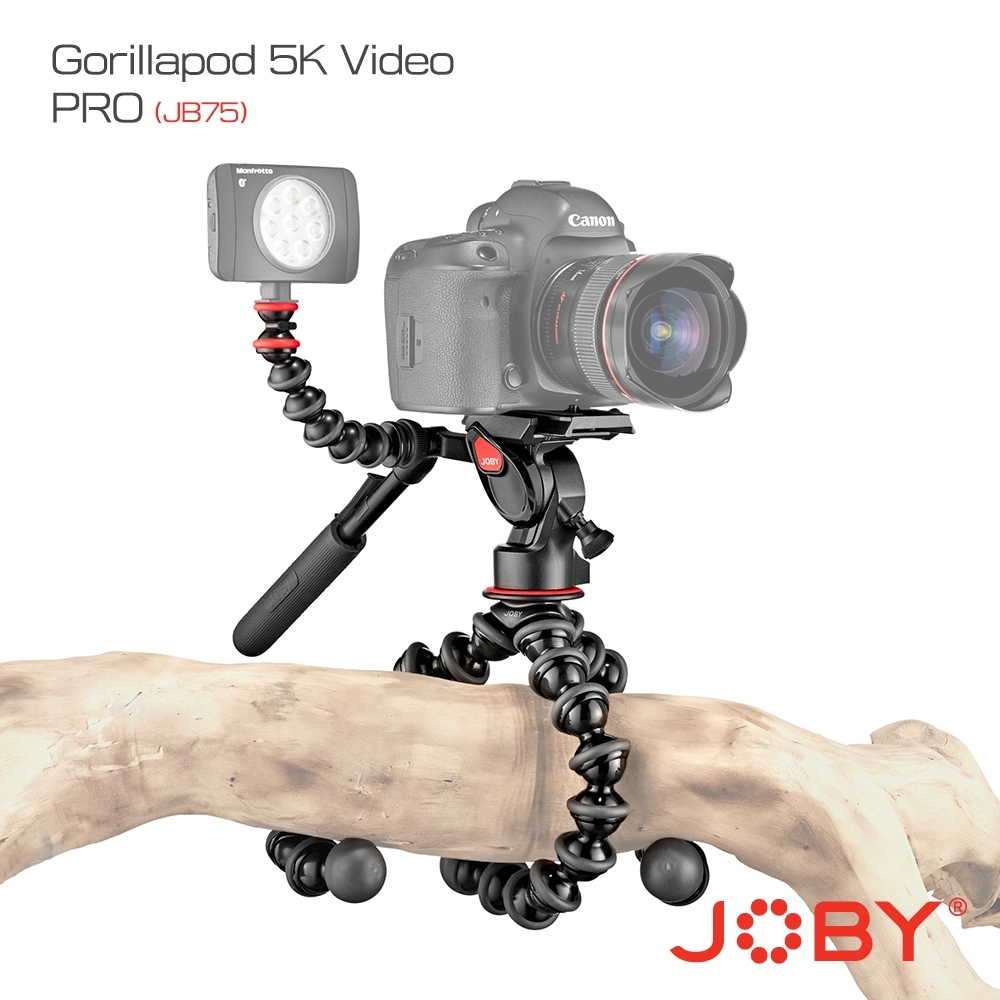 JOBY 錄影用金剛爪 5K Pro(JB75) Gorillapod 5K Video PRO