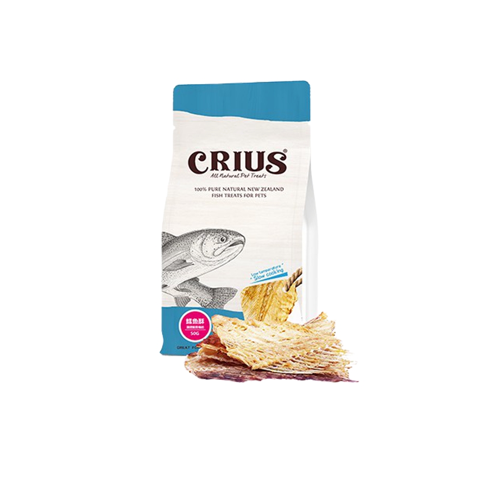 CRIUS克瑞斯-鱈魚酥 50g (CER-TF-2924) 兩包組
