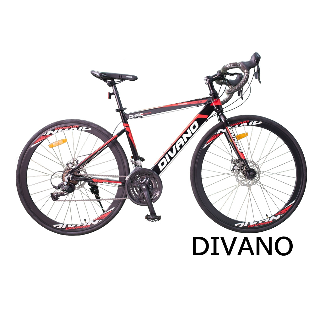 DIVANO D800V 鋁合金碟煞彎把24速公路車