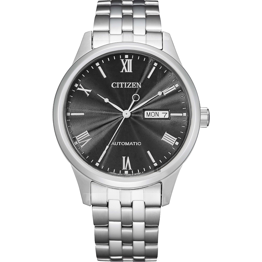 CITIZEN 星辰 日曆機械手錶 迎春好禮 NH7501-85H