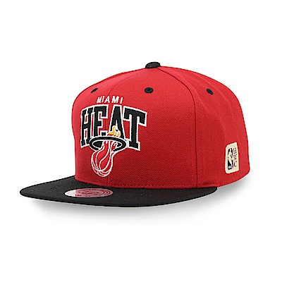 M&N NBA 復古隊徽棒球帽 熱火隊