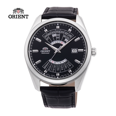 ORIENT 東方錶 MULTI-YEAR CALENDAR系列 萬年曆機械錶 RA-BA0006B 黑色 - 43.5mm