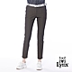 【Lynx Golf】korea女款滿版碎花花布側邊織帶設計平口休閒長褲-卡其色 product thumbnail 2