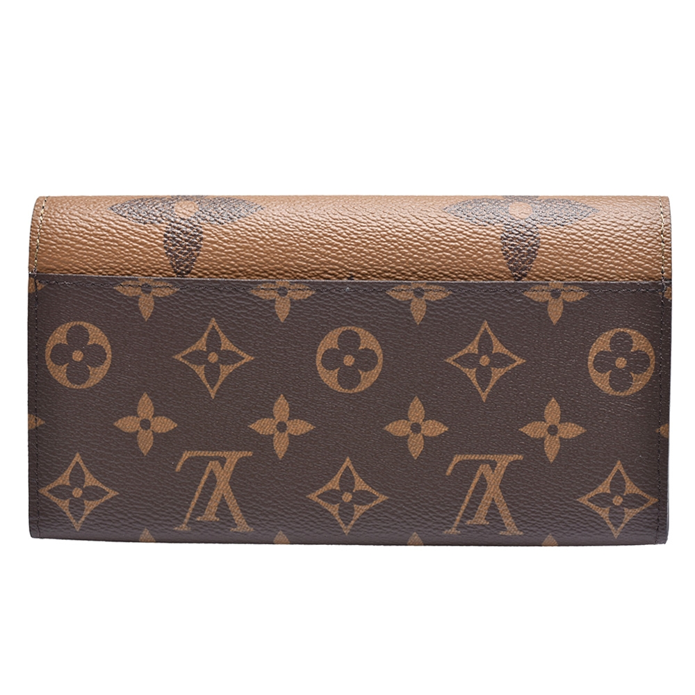 M80726 Louis Vuitton Monogram Reverse Sarah Wallet