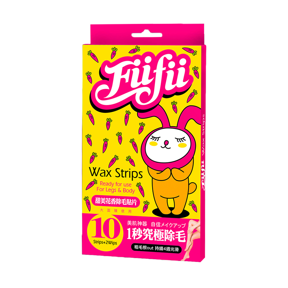 Fiifii 甜美花香除毛貼片10大片