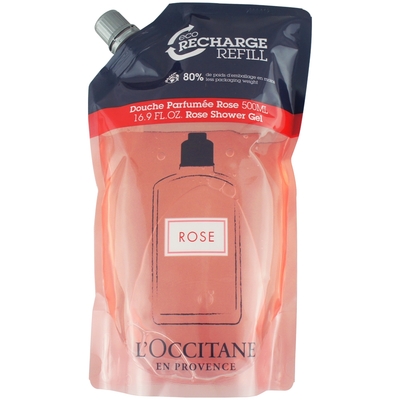 L’OCCITANE 歐舒丹 玫瑰沐浴膠補充包 500ml（百貨公司貨）