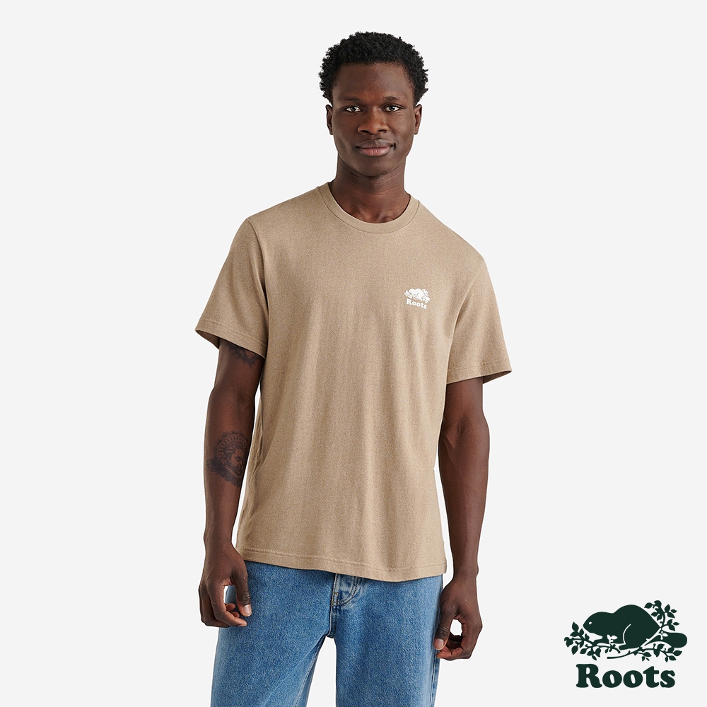 Roots 男裝- PERFECT PEPPER短袖T恤-棕色