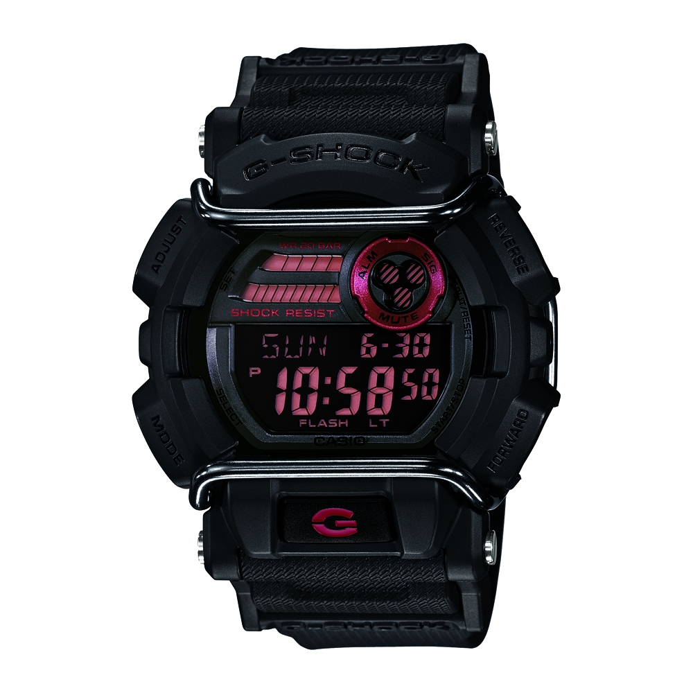 福利新品] CASIO卡西歐G-SHOCK 數位顯示系列GD-400-1_49.7mm | G-SHOCK