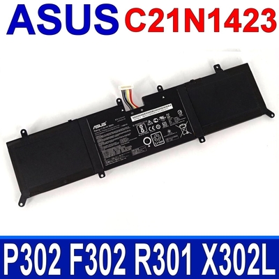 ASUS 華碩 C21N1423 電池 P302 P302L P302LA F302 F302L F302U F302UV R301 R301L R301UA X302 X302L X302U