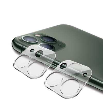 AdpE iPhone 11 Pro/Pro Max 3D立體透明全包覆 高硬度抗刮鏡頭貼