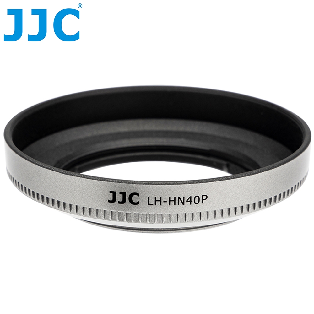 JJC銀色Nikon副廠LH-HN40P SILVER(相容尼康原廠HN-40遮光罩)適Z DX 16-50mm f/3.5-6.3鏡頭太陽罩