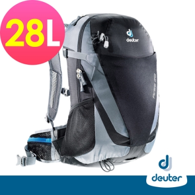 【德國DEUTER】Airlite 28L網架式拔熱透氣登山背包4420515黑/鐵灰